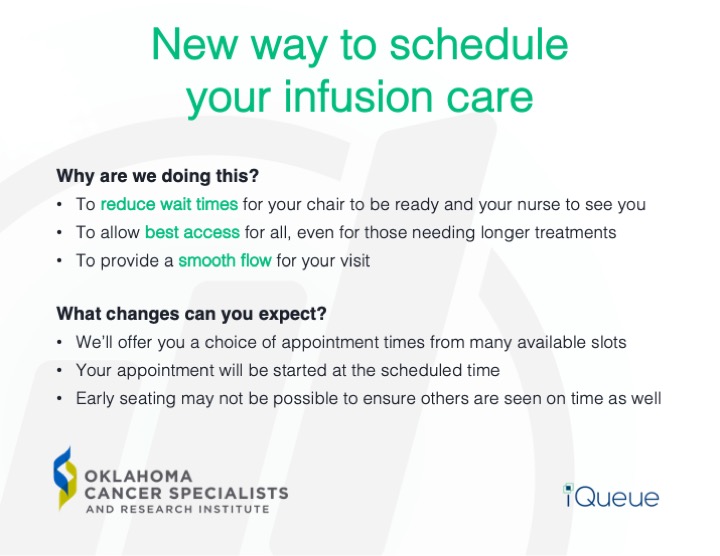 Introducing a new way to schedule infusion care picture